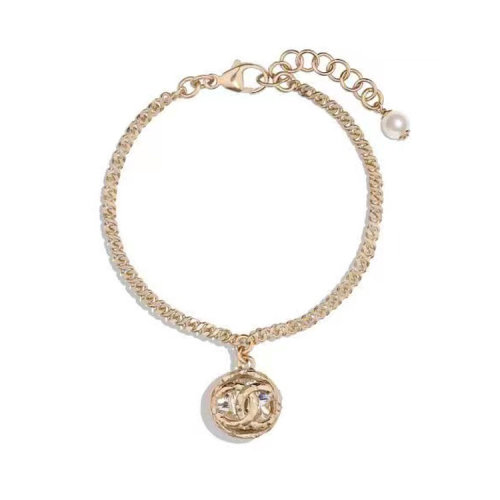 CHANEL/香奈兒  新款 雙C水鉆手鏈（配CHANEL禮品盒）