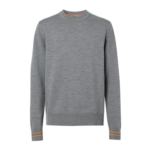 BURBERRY/博柏利  標志性條紋裝飾男士針織衫/毛衣 8033203 1