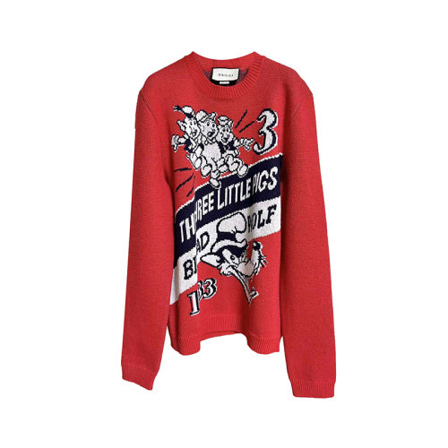 Gucci 古馳  女士迪士尼聯(lián)名系列三只小豬毛衣