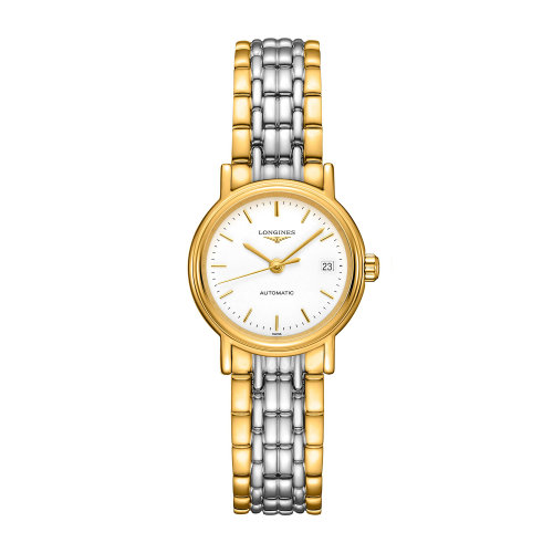 LONGINES/浪琴 時(shí)尚系列 精鋼和黃色PVD涂層 自動(dòng)機(jī)械 女士腕表 L4.321.2.12.7