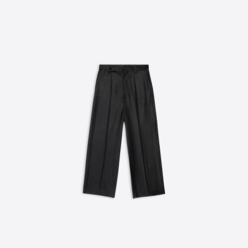  BALENCIAGA巴黎世家 22年春夏 男士 休閑褲 Loose Trousers in Black 699000TJT350100