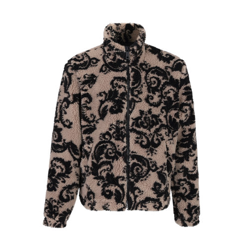 VERSACE/范思哲男士外套休閑簡約潮流百搭褐色夾克