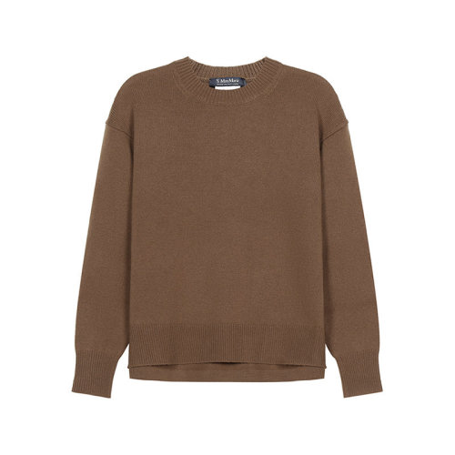 MaxMara/麥絲瑪拉 女士針織衫/毛衣 女士綿羊毛圓領(lǐng)長袖針織衫羊毛衫毛衣 93661313 OVATTE