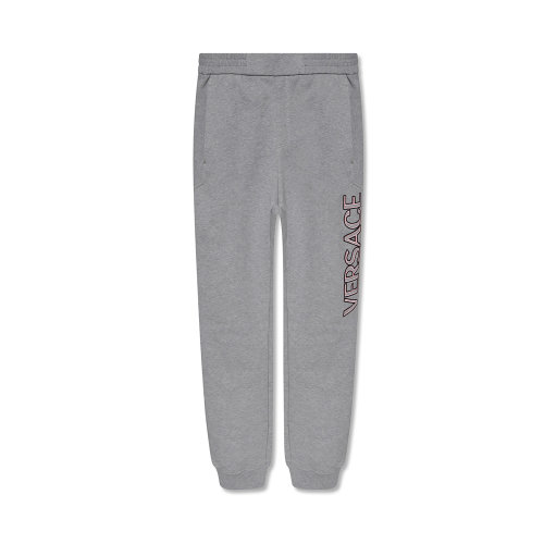 VERSACE/范思哲 男士灰色棉質(zhì)休閑褲運(yùn)動褲長褲 1004011-1A02880-1E090