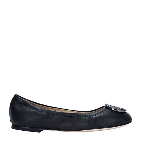 TORY BURCH/ 湯麗柏琦 女士羊皮平底鞋單鞋 黑色 46084 001