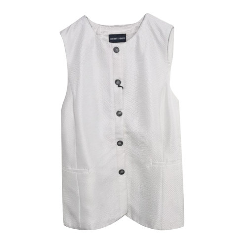 Emporio Armani/安普里奧阿瑪尼 白色女士馬甲 R2J01T R2150