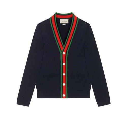  GUCCI古馳 22年秋冬 男士 羊毛針織開衫 576806 XKAUL 4548