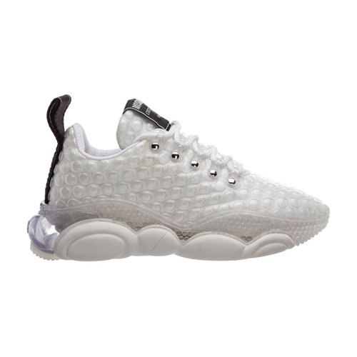 MOSCHINO/莫斯奇諾  女鞋 時(shí)尚百搭 女士白色低幫休閑運(yùn)動(dòng)鞋  MA15553G0CM7099B