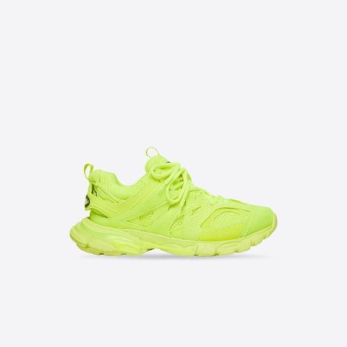  BALENCIAGA巴黎世家 22年春夏 男士 休閑運(yùn)動鞋 Mens Track Trainers In Full Mesh in Fluo Ye