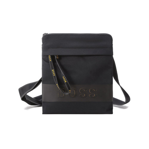 HUGO BOSS/雨果博斯【22春夏新款】男士多元安纖維(循環(huán)利用)單肩斜挎包信封包 50466416