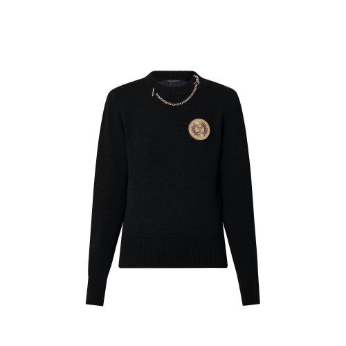  LV路易威登 22年秋冬 女士 針織衫 貼飾套頭衫 1AAB21 1AAB22 1AAB1Z 1AAB23 1AAB20