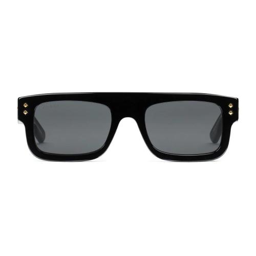  GUCCI古馳 22年秋冬 男士 長方形鏡框太陽眼鏡 691349 J0740 1012