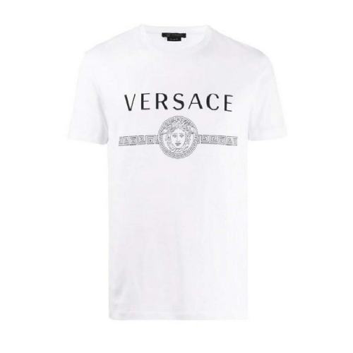  VERSACE/范思哲 男士白色棉質(zhì)短袖T恤 A85941-A228806 A1001 PLFSX