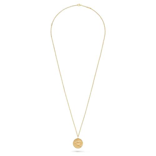  VCA梵克雅寶 22年秋冬 女士 吊墜 Medaille Zodiaque Piscium (Poissons) Or jaune 750/1000 V