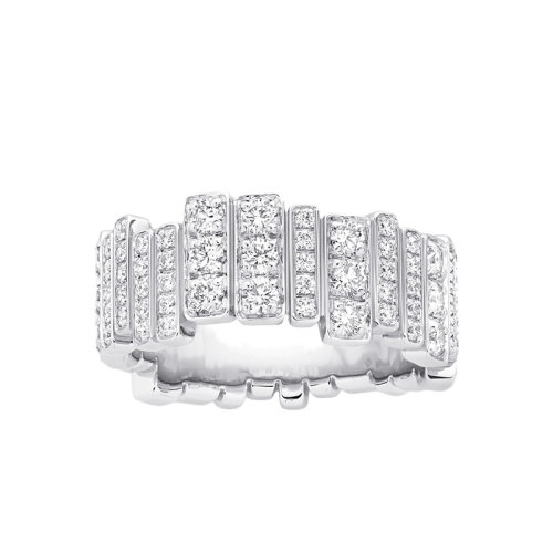 DIOR/迪奧 GEM系列 18K金白金鑲嵌鉆石戒指指環(huán)JGEM94004_0000