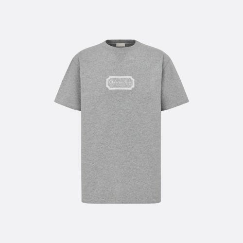  DIOR迪奧 22年秋冬 男士 短袖T恤 寬松版型 T 恤 243J685B0554_C880