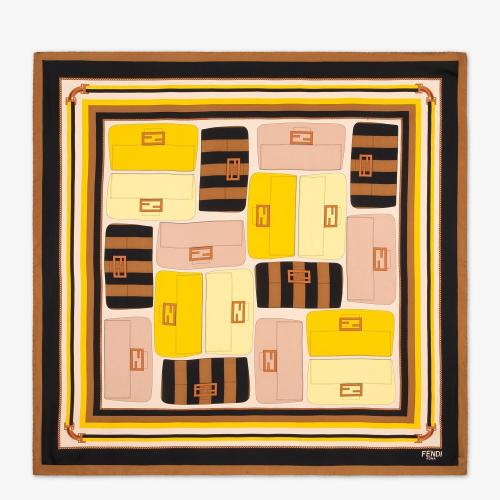  FENDI芬迪 22年春夏 女士 圍巾 FENDI圍巾 FXT091AEODF0AA0