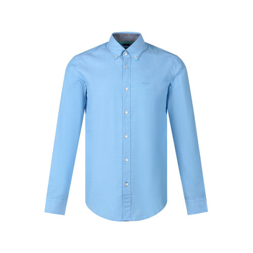 HUGO BOSS/雨果博斯 男士棉質(zhì)長袖襯衫 50458392