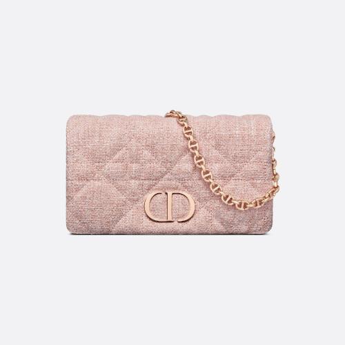  DIOR迪奧 22年秋冬 女士 單肩包 Dior Caro 鏈條手袋 S5135JWEX_M63E