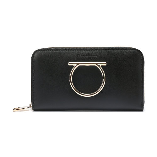 SalvatoreFerragamo/菲拉格慕女士牛皮長款錢包錢夾22D291