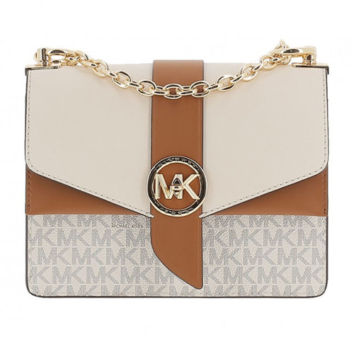 MichaelKor/邁克.科爾斯 MK女包 GREENWICH系列女士短款斜跨包單肩包32S1GGRC0B