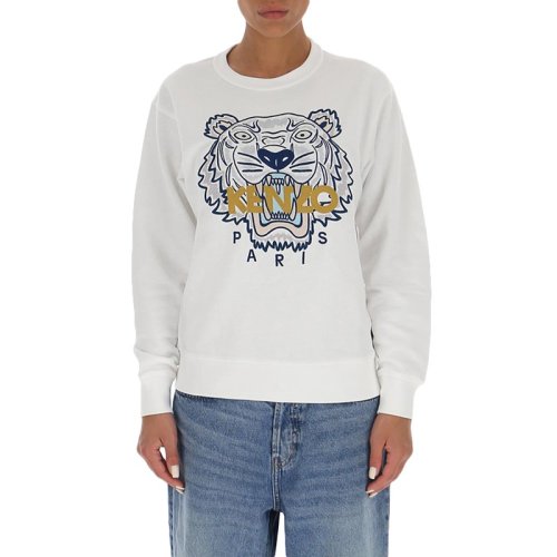  KENZO/高田賢三 女士白色棉質(zhì)衛(wèi)衣 FB62SW8244XA 01B PLFSX