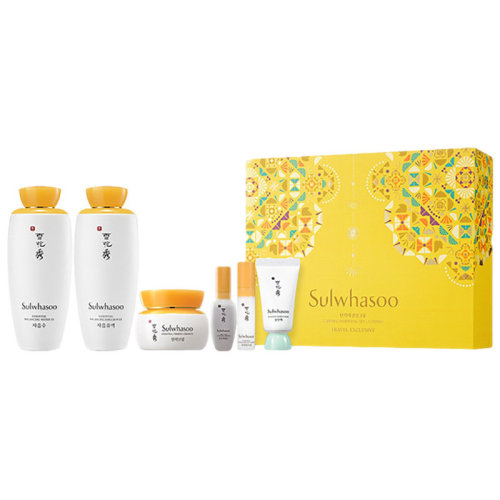 Sulwhasoo/雪花秀 水乳面霜三件套(水125ml+乳125ml+面霜45ml+睡眠面膜15ml+精華8ml+眼霜3.5ml)新疆不發(fā)貨