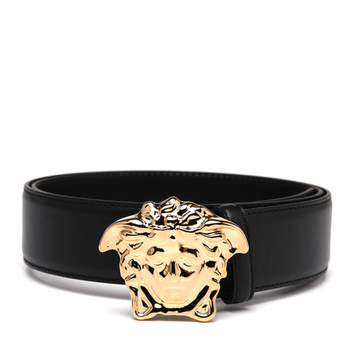 VERSACE/范思哲 美杜莎金屬帶頭牛皮革男士皮帶腰帶1001340DVTP1KV