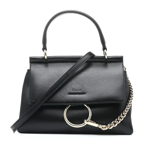 CHLOE/克洛伊21新品壓印徽標(biāo)羊皮革女士手提單肩包CHC21AS413F