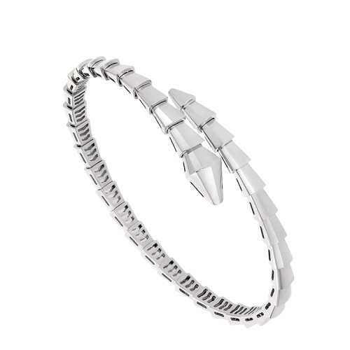 BVLGARI/寶格麗 22新款SERPENTI Viper系列 18K金白金幾何風(fēng)格手鐲359404