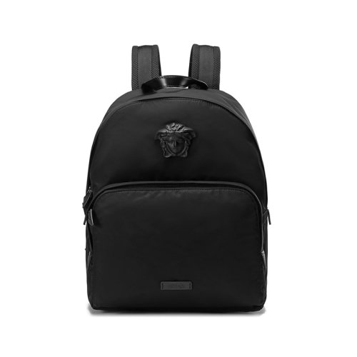 VERSACE/范思哲男士織物配皮手提雙肩背包美杜莎圖案 DFZ8504 DNY8ME