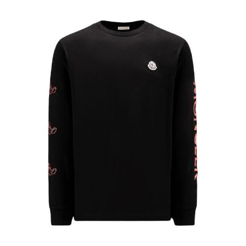  MONCLER蒙可蒙克萊 22年秋冬 男士 長袖T恤 鴨子圖案長袖T恤 H20918D000088390T999