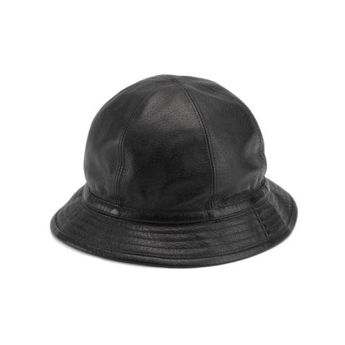  GUCCI古馳 22年秋冬 男士 皮革鐘形帽 666600 4HAK5 1000