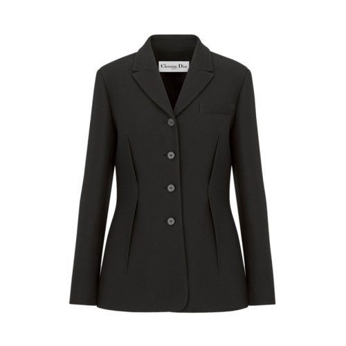  DIOR/迪奧 女士黑色羊毛西裝上衣 151V10A1166 9000 PLFSX
