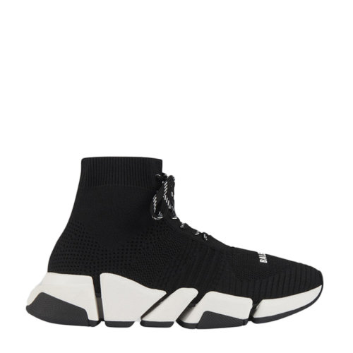 Balenciaga/巴黎世家 SPEED LT 2.0系列女士黑色聚酰胺字母徽標印花時尚休閑鞋運動鞋襪子鞋女鞋