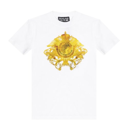  VERSACE JEANS COUTURE 女士印花棉質(zhì)短袖T恤 B2HWA730 30454 003 PLFSX