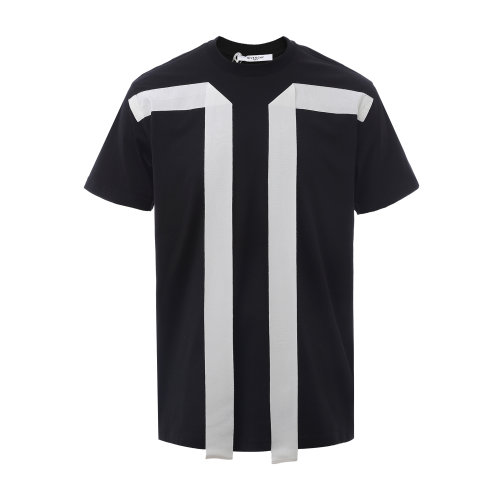 Givenchy/紀(jì)梵希 純棉黑色圓領(lǐng)男士短袖T恤 男T恤 男裝瑕疵特賣（陳列痕跡，不影響使用） t恤男