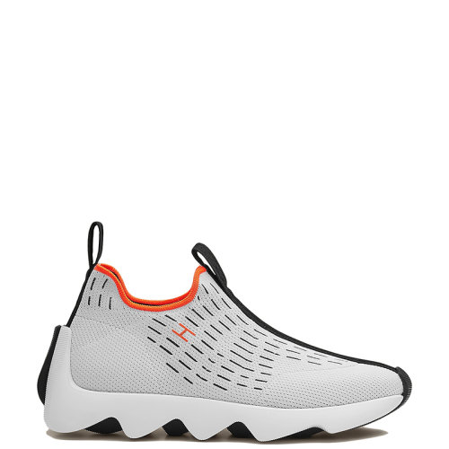 HERMES/愛馬仕 22年春夏新款 Eclair系列 女士白色網(wǎng)眼面料套穿式運(yùn)動(dòng)鞋H221170Z90370