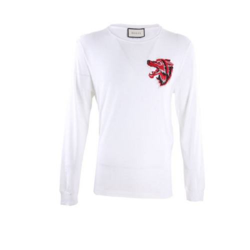  GUCCI/古馳 男士白色棉質(zhì)短袖T恤 476330X9N709169 PLFSX