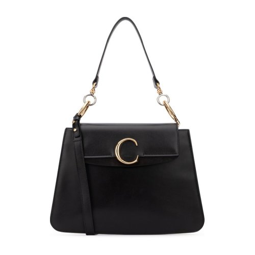 CHLOE/克洛伊  蔻依女包 時(shí)尚百搭 女士黑色單肩包 C19US194A37001BL HKY012467