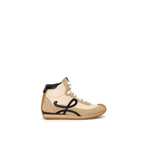  LOEWE羅意威 22年秋冬 女士 休閑運(yùn)動(dòng)鞋 High top flow runner in nylon and suede L815282X77