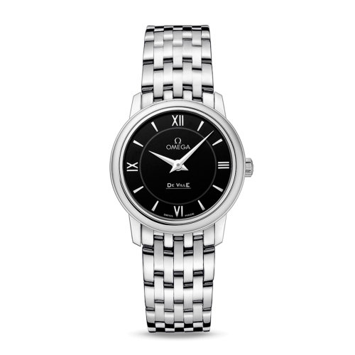 OMEGA/歐米茄 碟飛系列 典雅 精鋼 石英機(jī)芯 女士腕表 424.10.27.60.01.001