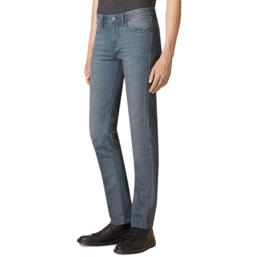 BURBERRY/博柏利 20春夏 男裝 服裝 男士藍(lán)色棉質(zhì)時(shí)尚長(zhǎng)褲 男士牛仔褲褲裝