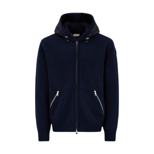  MONCLER蒙可蒙克萊 22年秋冬 男士 衛(wèi)衣 Wool Zip-Up Hoodie H20919B00016M1115778
