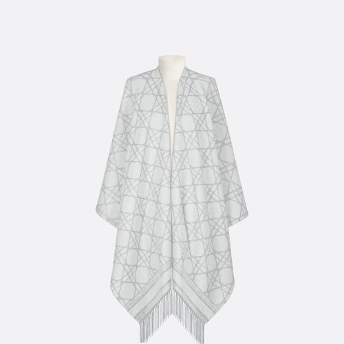  DIOR迪奧 22年秋冬 女士 斗篷 D-Cannage 披風(fēng) 21CAN370I006_C810 預(yù)定商品1-3周發(fā)貨