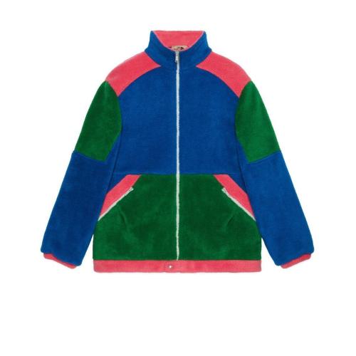  GUCCI古馳 22年秋冬 女士 The North Face x Gucci聯(lián)名系列羊毛夾克 673751 XJDUC 4153