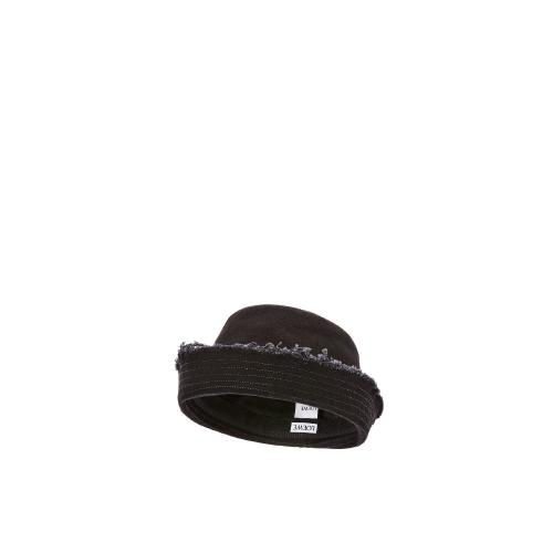  LOEWE羅意威 22年秋冬 女士 帽子 Bucket hat in denim calfskin K820HB1X20-1100
