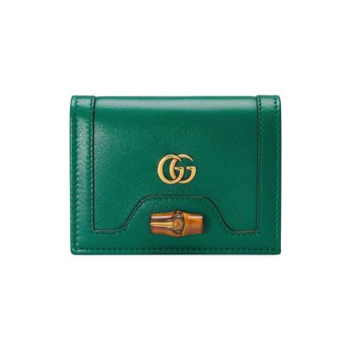  GUCCI古馳 22年秋冬 女士 Gucci Diana竹節(jié)卡包 658244 17Q0T 3120