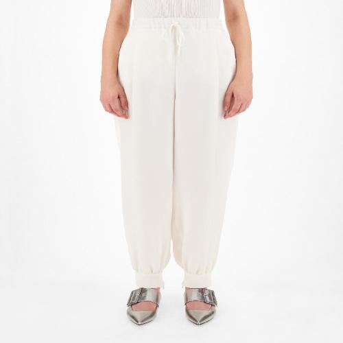 MaxMara/麥絲瑪拉 女士白色時(shí)尚休閑褲 Curzio 001