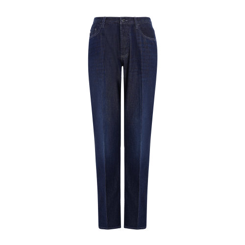 Emporio Armani 男士 深藍(lán)色 基礎(chǔ)牛仔褲  6H1J32-1DPBZ-0942